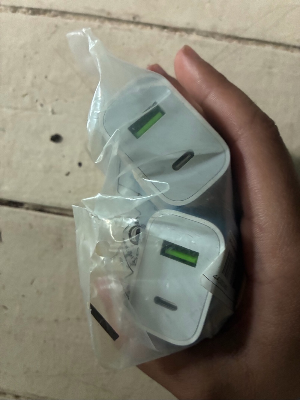 2 White Adapters - Picture 3 of 4